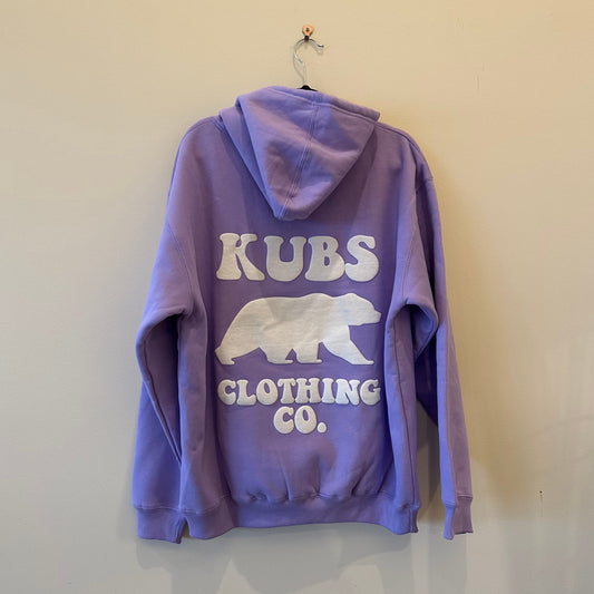 Puff Print Hoodie - Lavender