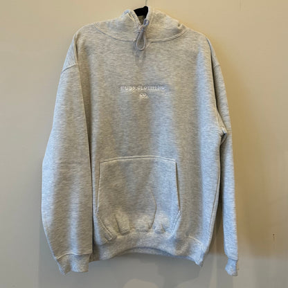 Puff Print Hoodie - Snow Grey