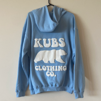 KUBS Puff Print Hoodie BABY BLUE